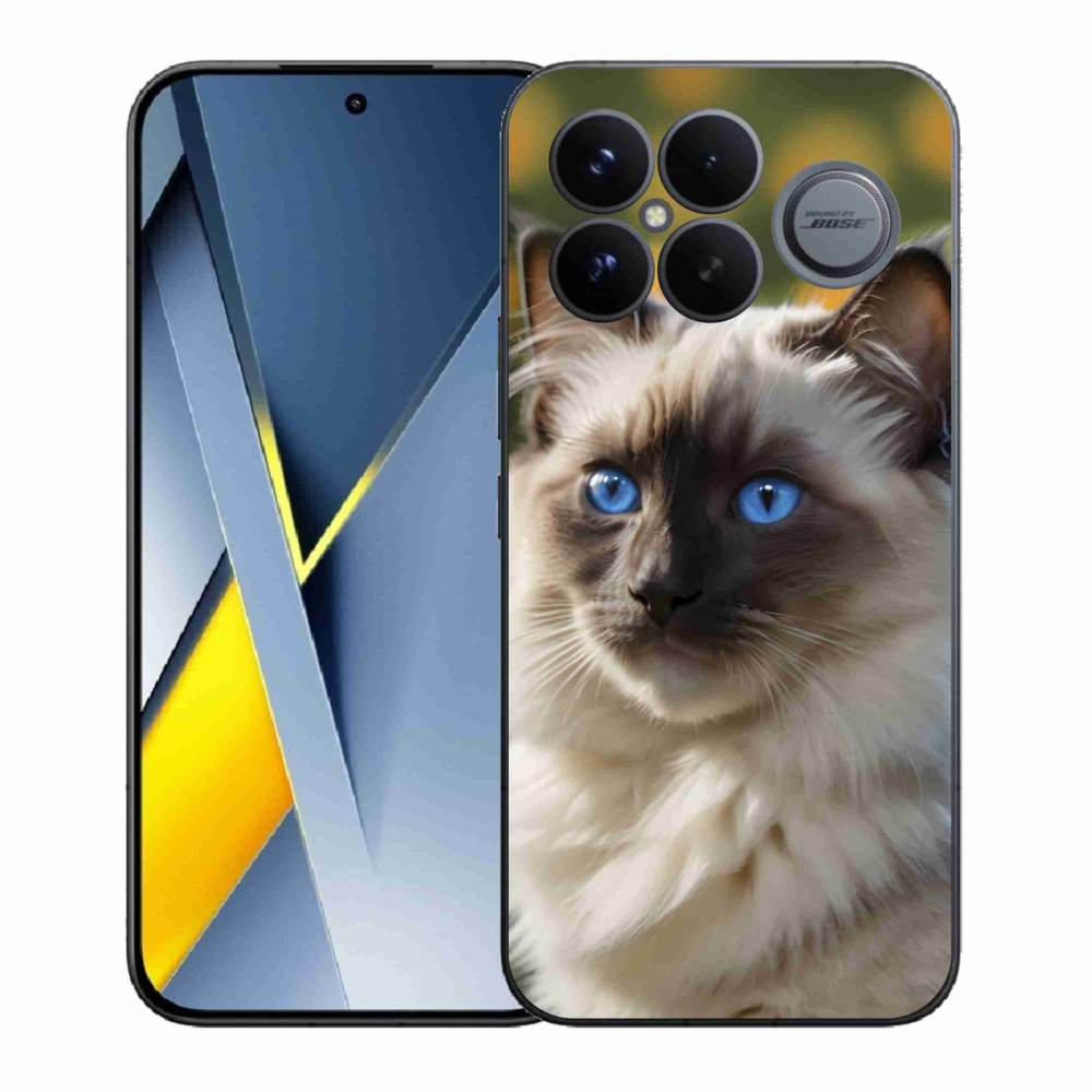Gelový kryt mmCase na Xiaomi Poco F8 Ultra - bílý ragdoll