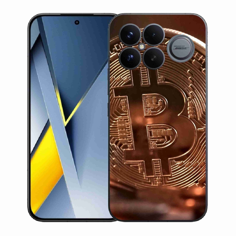 Gelový kryt mmCase na Xiaomi Poco F8 Ultra - bitcoin