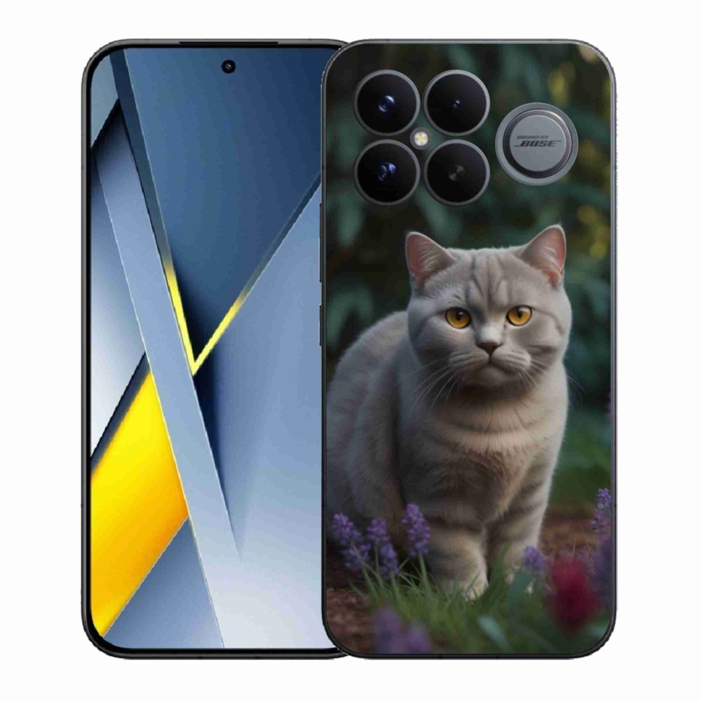 Gelový kryt mmCase na Xiaomi Poco F8 Ultra - britská kočka