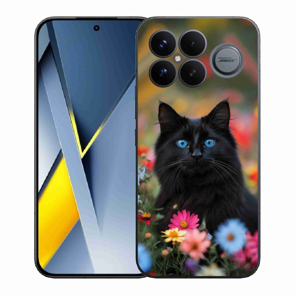 Gelový kryt mmCase na Xiaomi Poco F8 Ultra - černé kotě 4