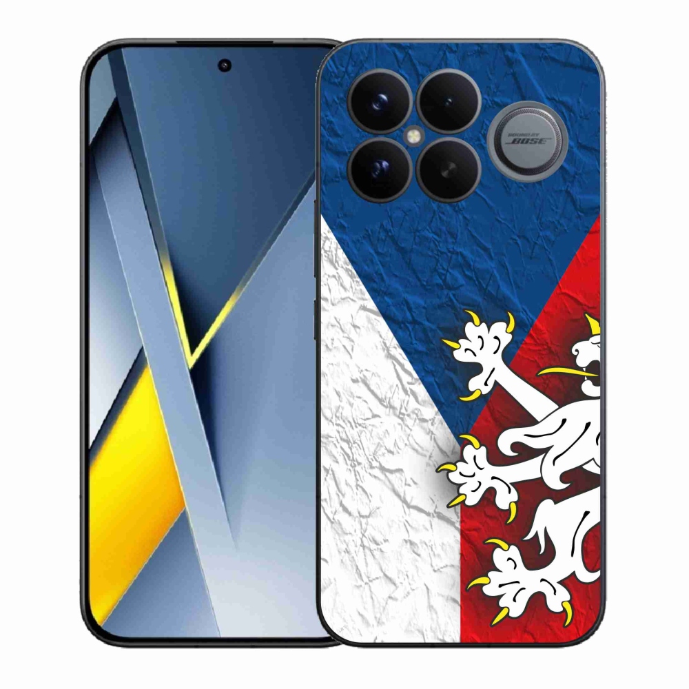 Gelový kryt mmCase na Xiaomi Poco F8 Ultra - česká vlajka 1