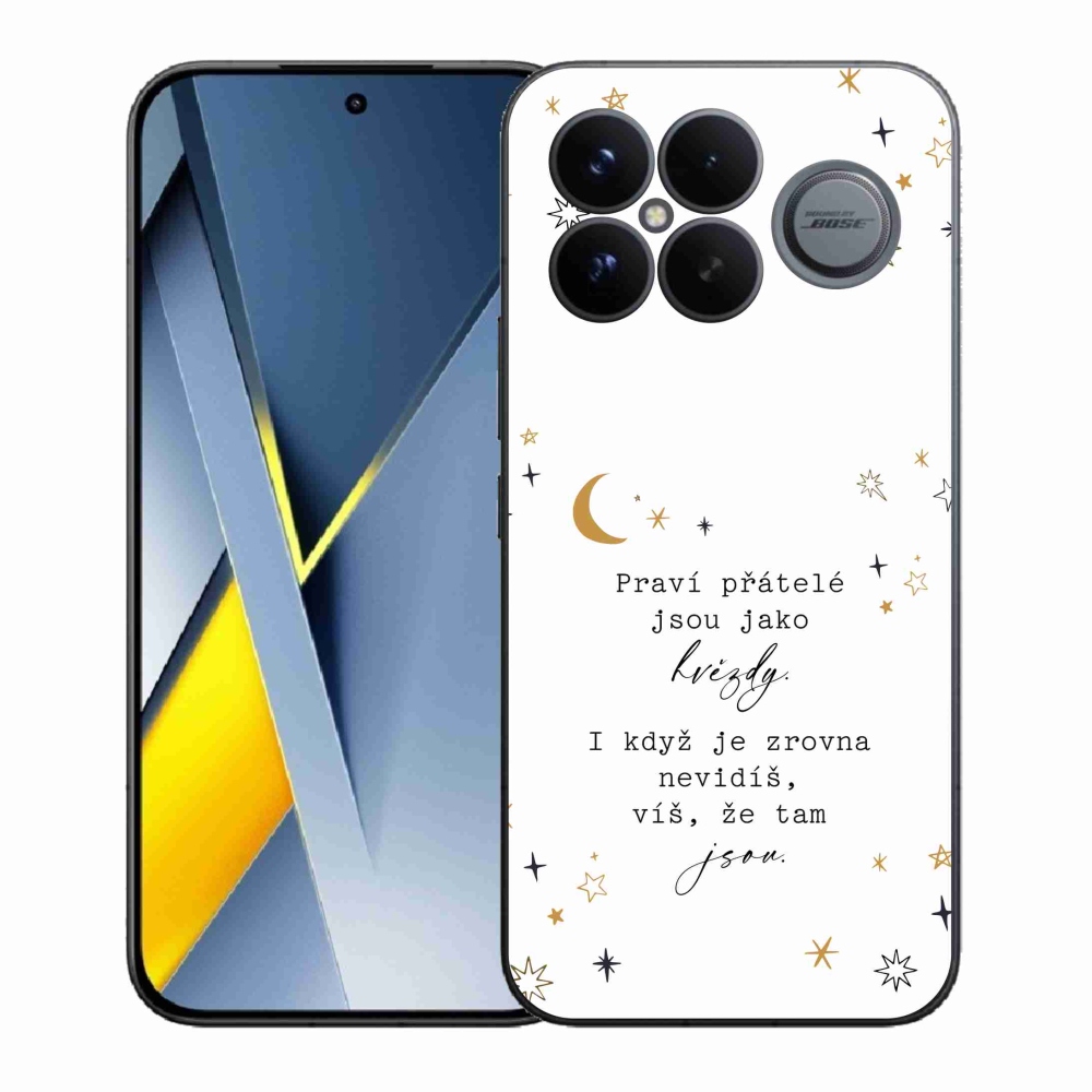 Gelový kryt mmCase na Xiaomi Poco F8 Ultra - citát 6 bílé pozadí