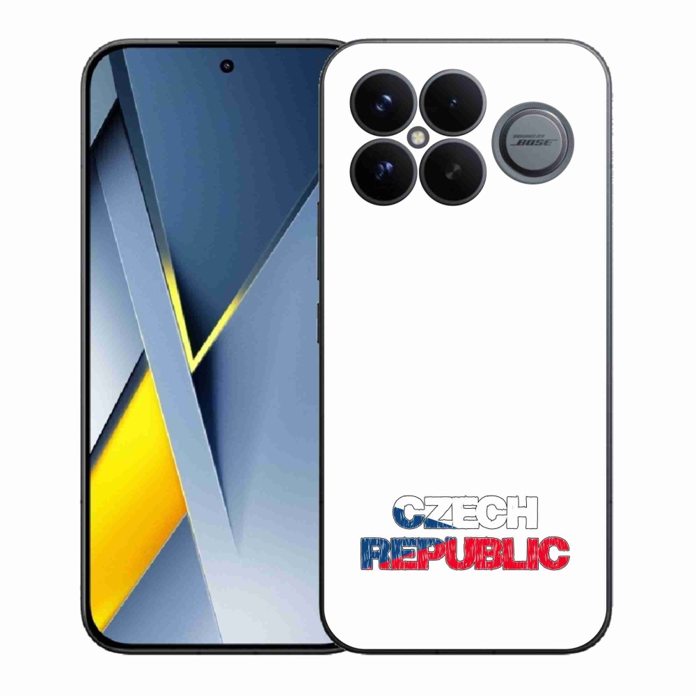 Gelový kryt mmCase na Xiaomi Poco F8 Ultra - Czech Republic bílé pozadí