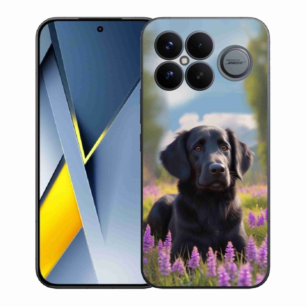 Gelový kryt mmCase na Xiaomi Poco F8 Ultra - elegantní černý retrívr