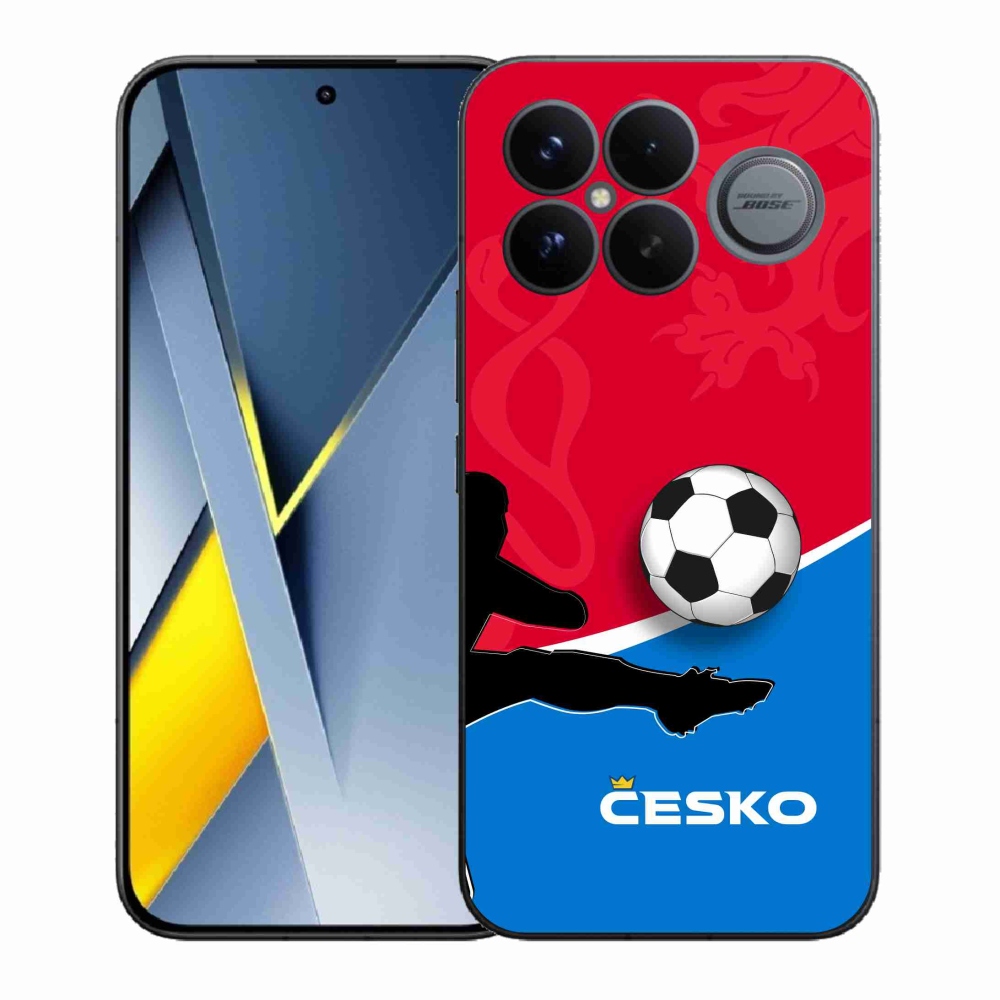 Gelový kryt mmCase na Xiaomi Poco F8 Ultra - fotbal Česko 2
