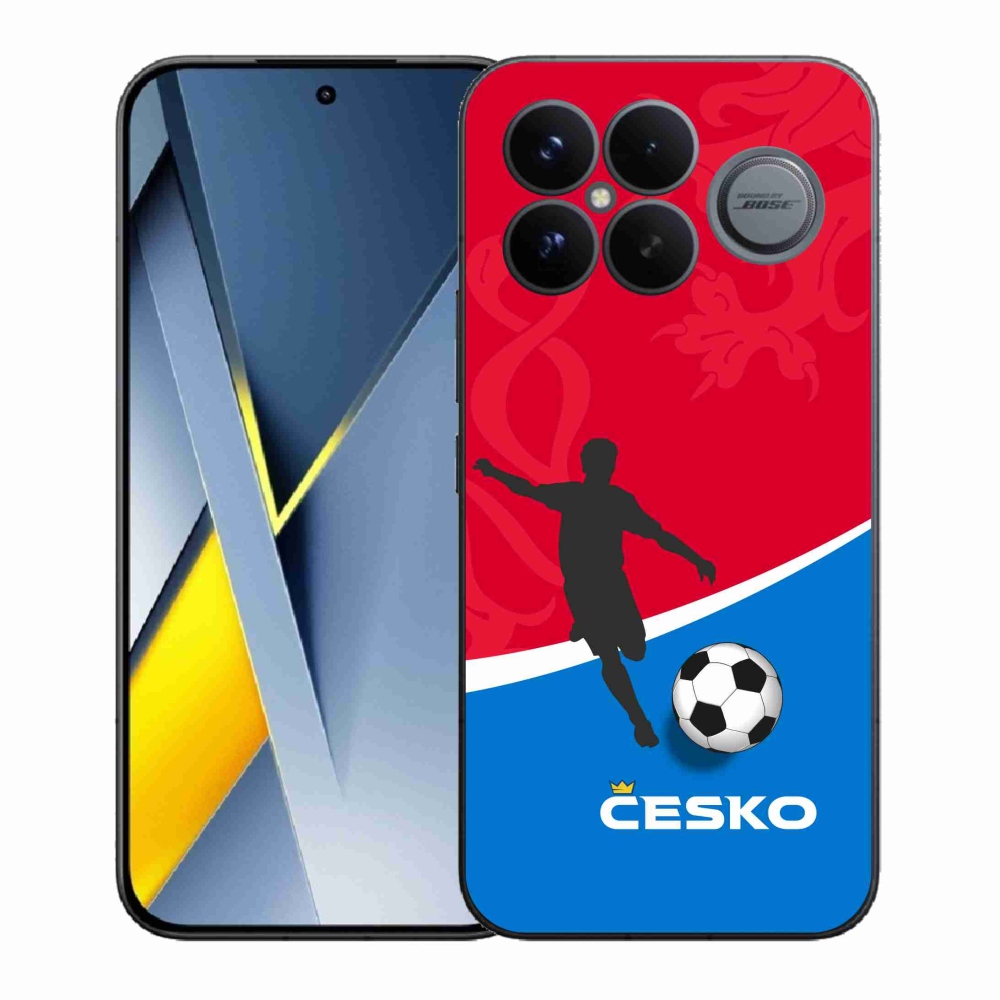 Gelový kryt mmCase na Xiaomi Poco F8 Ultra - fotbal Česko