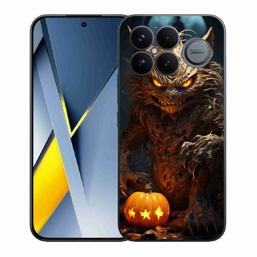Gelový kryt mmCase na Xiaomi Poco F8 Ultra - halloweenská příšera