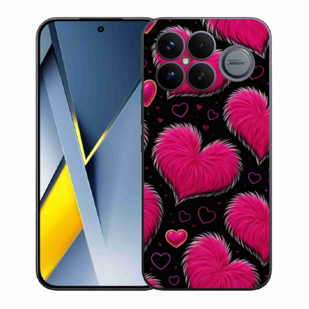 Gelový kryt mmCase na Xiaomi Poco F8 Ultra - hebká srdce