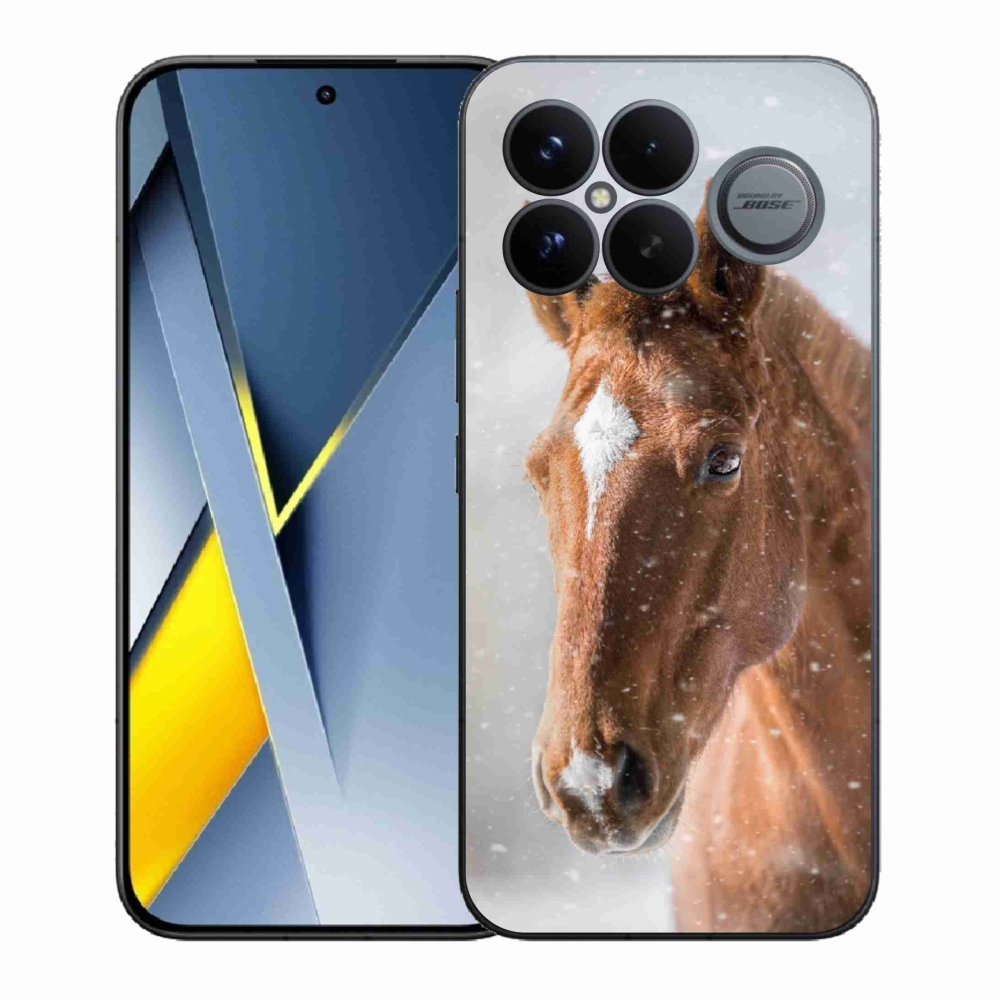 Gelový kryt mmCase na Xiaomi Poco F8 Ultra - hnědý kůň 2