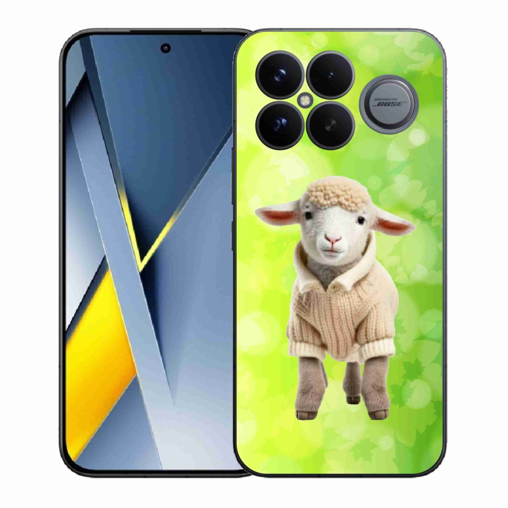 Gelový kryt mmCase na Xiaomi Poco F8 Ultra - jehně ve svetru