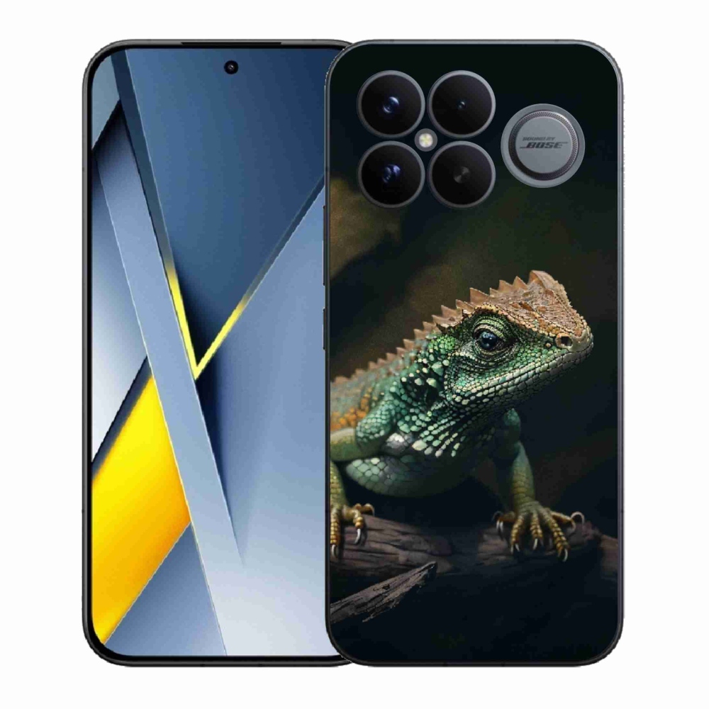 Gelový kryt mmCase na Xiaomi Poco F8 Ultra - ještěr