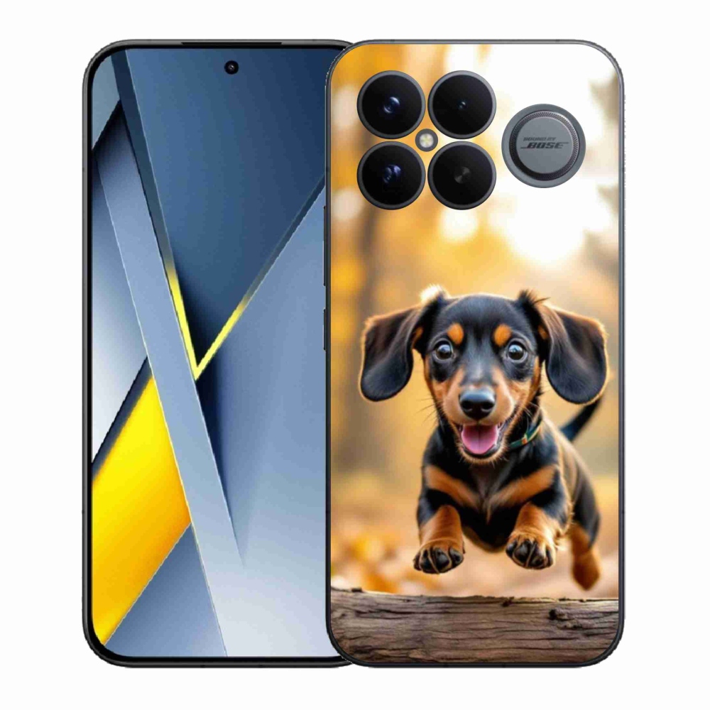 Gelový kryt mmCase na Xiaomi Poco F8 Ultra - jezevčík 2