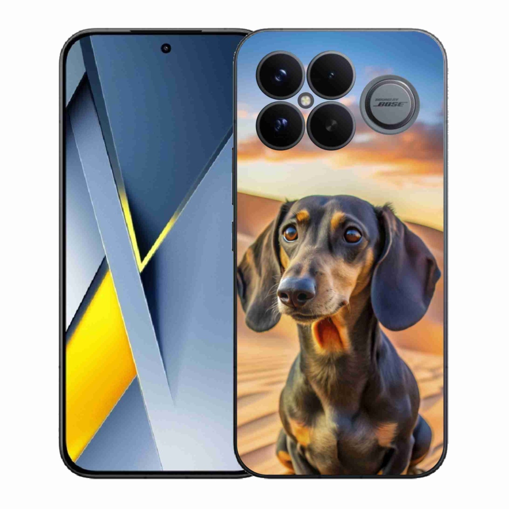 Gelový kryt mmCase na Xiaomi Poco F8 Ultra - jezevčík 3 