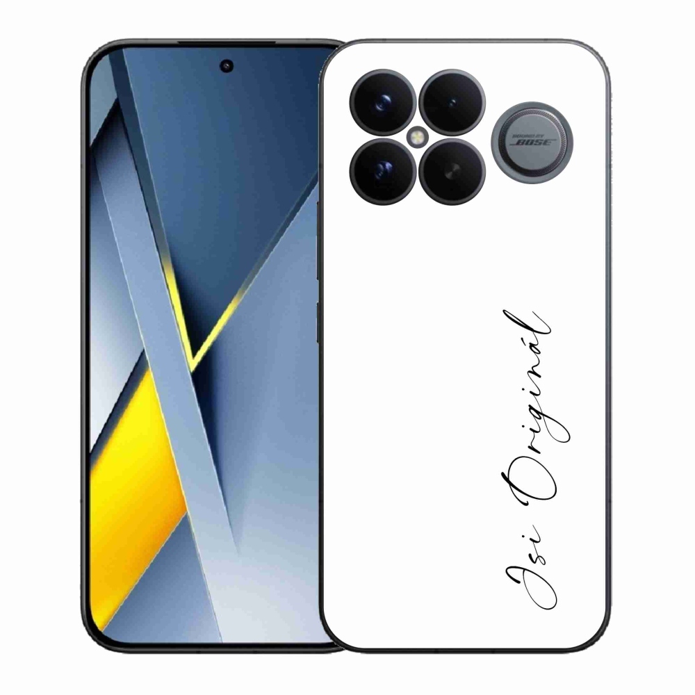 Gelový kryt mmCase na Xiaomi Poco F8 Ultra - jsi originál bílé pozadí