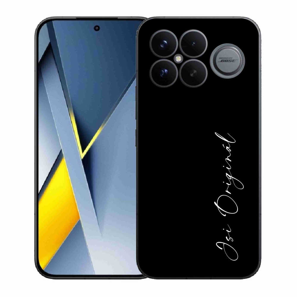 Gelový kryt mmCase na Xiaomi Poco F8 Ultra - jsi originál černé pozadí