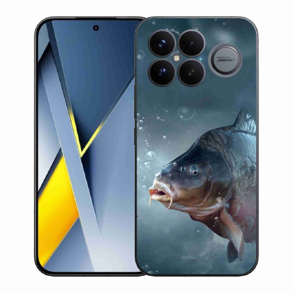 Gelový kryt mmCase na Xiaomi Poco F8 Ultra - kapr a bublinky