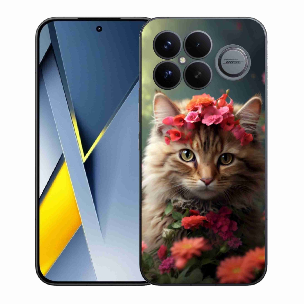 Gelový kryt mmCase na Xiaomi Poco F8 Ultra - kočíčí princezna