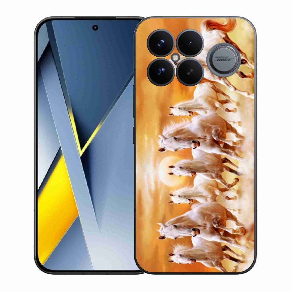 Gelový kryt mmCase na Xiaomi Poco F8 Ultra - koně 2