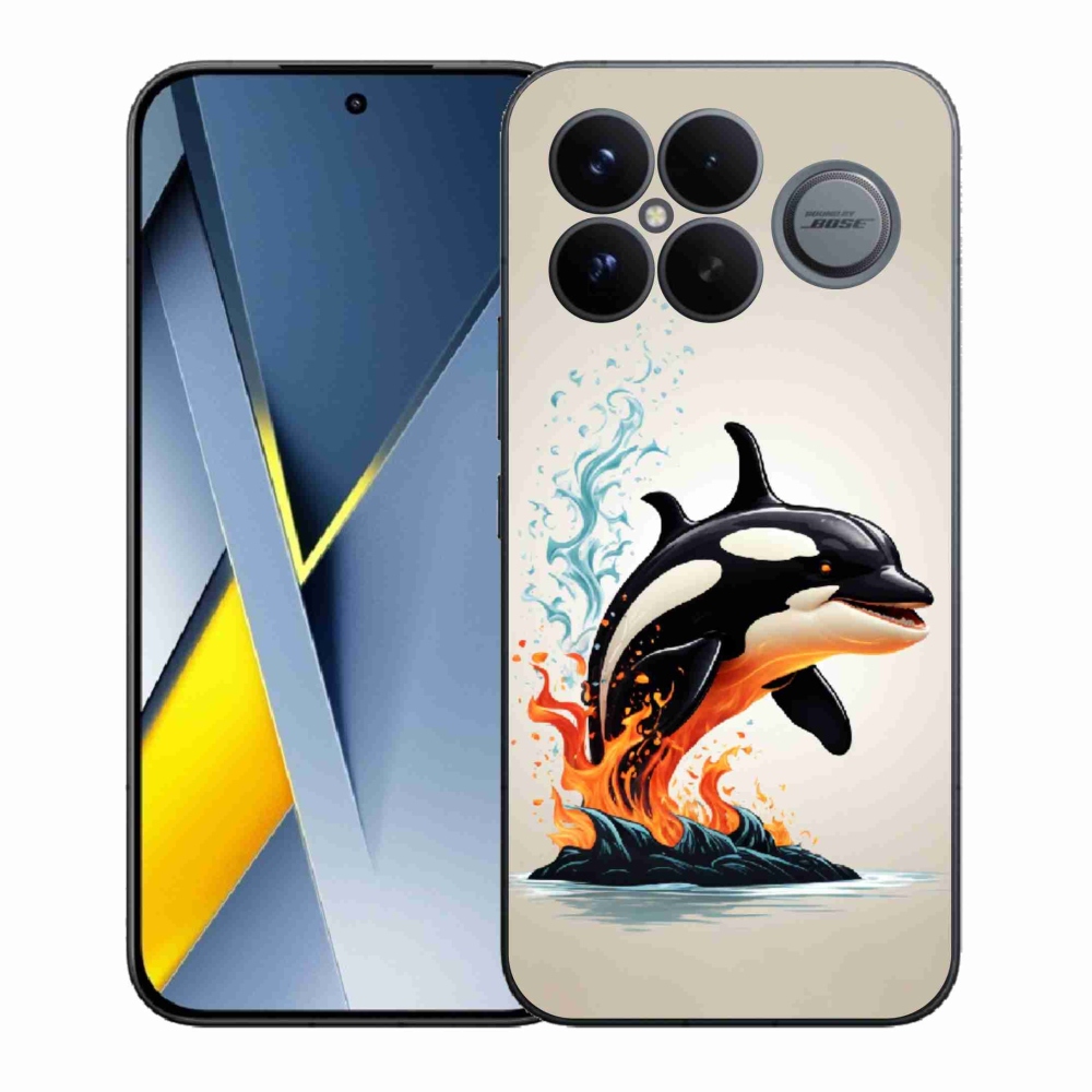 Gelový kryt mmCase na Xiaomi Poco F8 Ultra - kosatka