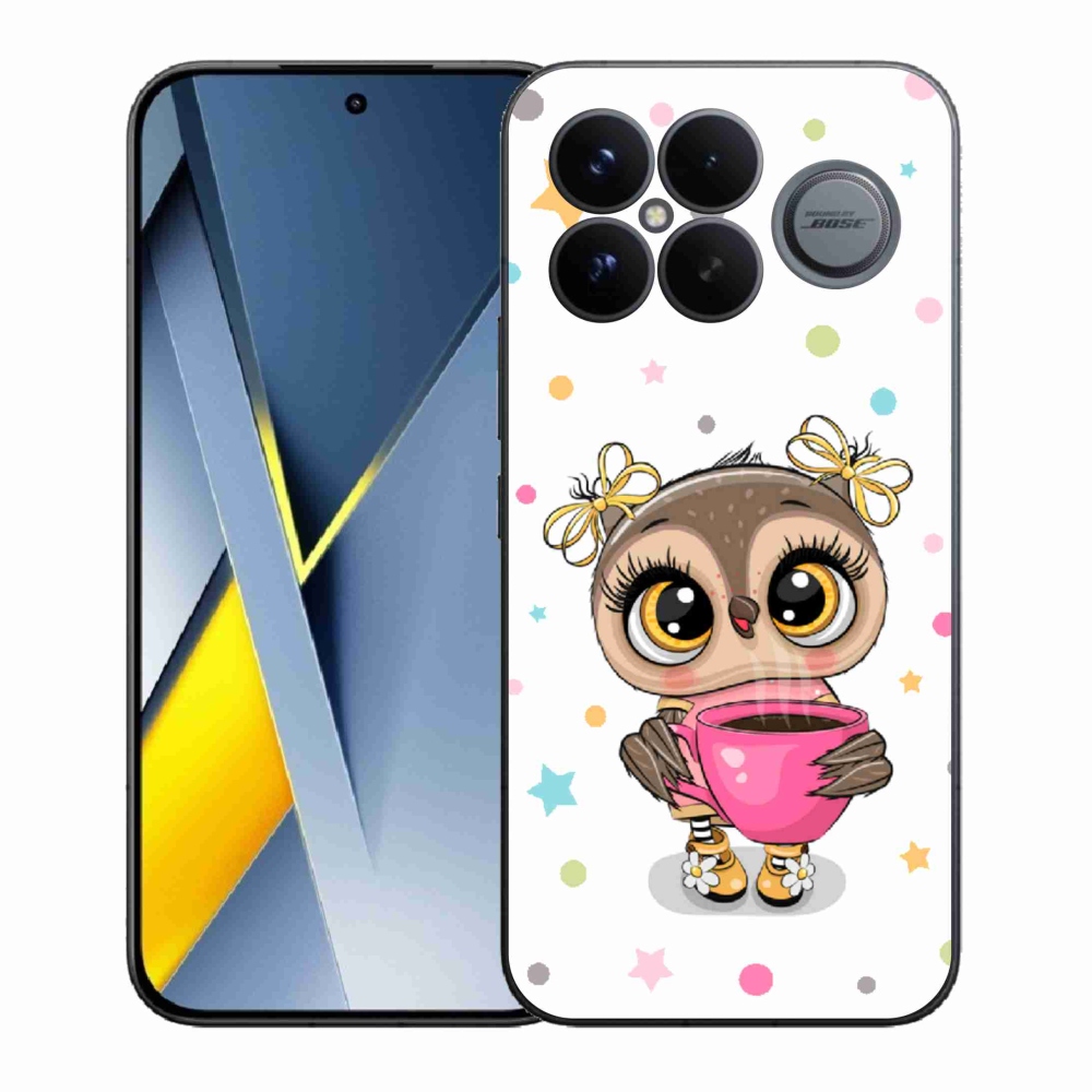 Gelový kryt mmCase na Xiaomi Poco F8 Ultra - kreslená sovička