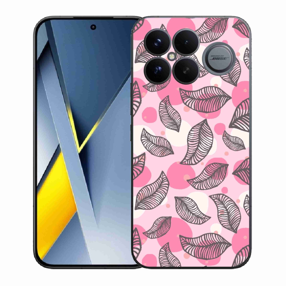 Gelový kryt mmCase na Xiaomi Poco F8 Ultra - kreslené padající listy