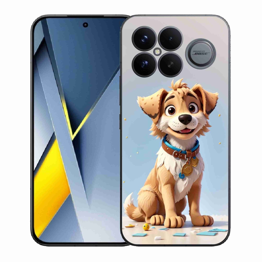 Gelový kryt mmCase na Xiaomi Poco F8 Ultra - kreslené štěně