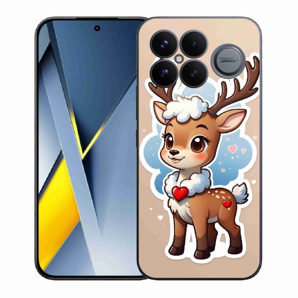 Gelový kryt mmCase na Xiaomi Poco F8 Ultra - kreslený sob