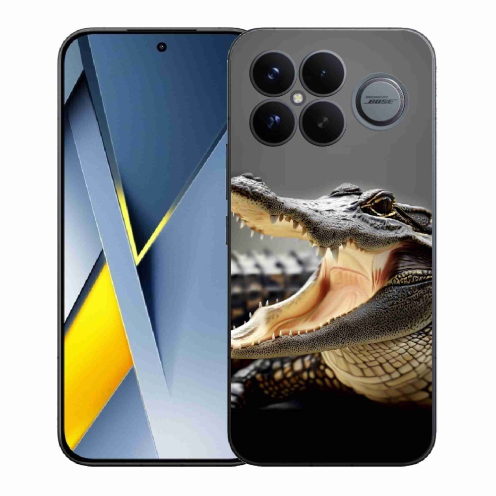 Gelový kryt mmCase na Xiaomi Poco F8 Ultra - krokodýl