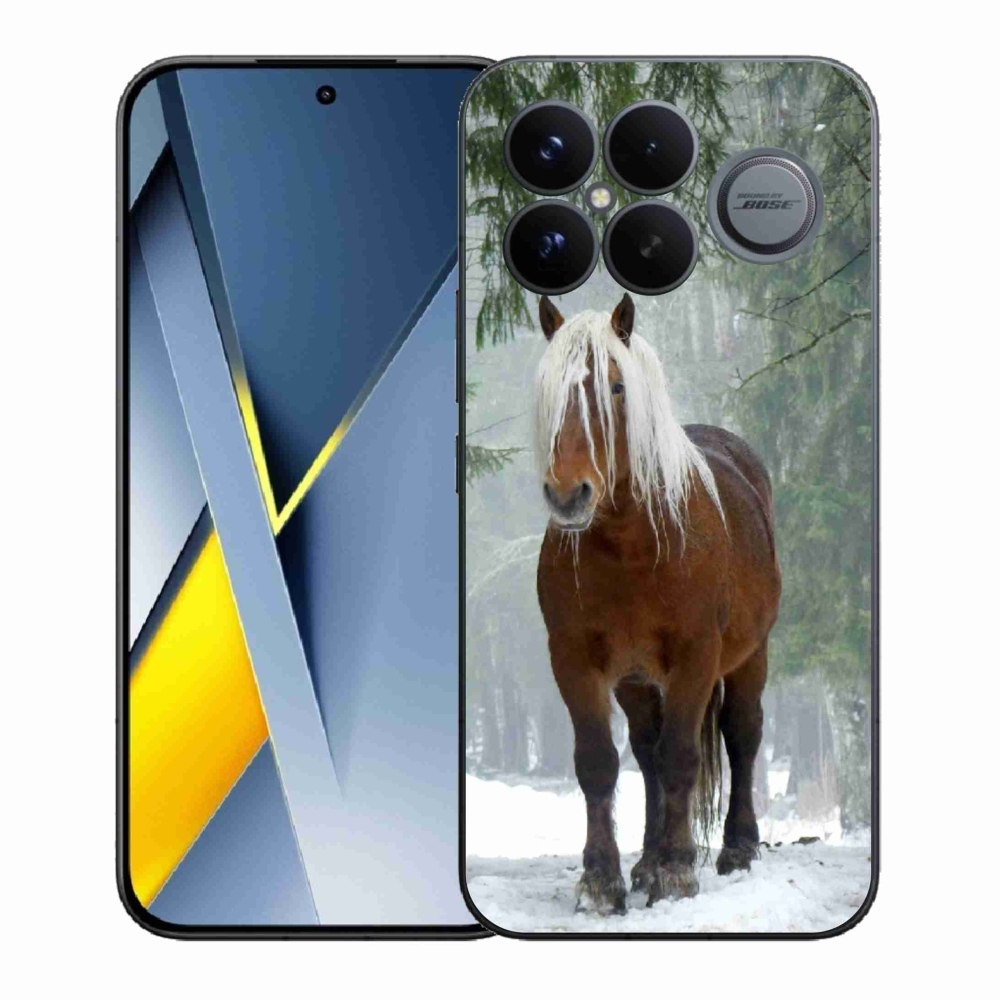 Gelový kryt mmCase na Xiaomi Poco F8 Ultra - kůň v lese