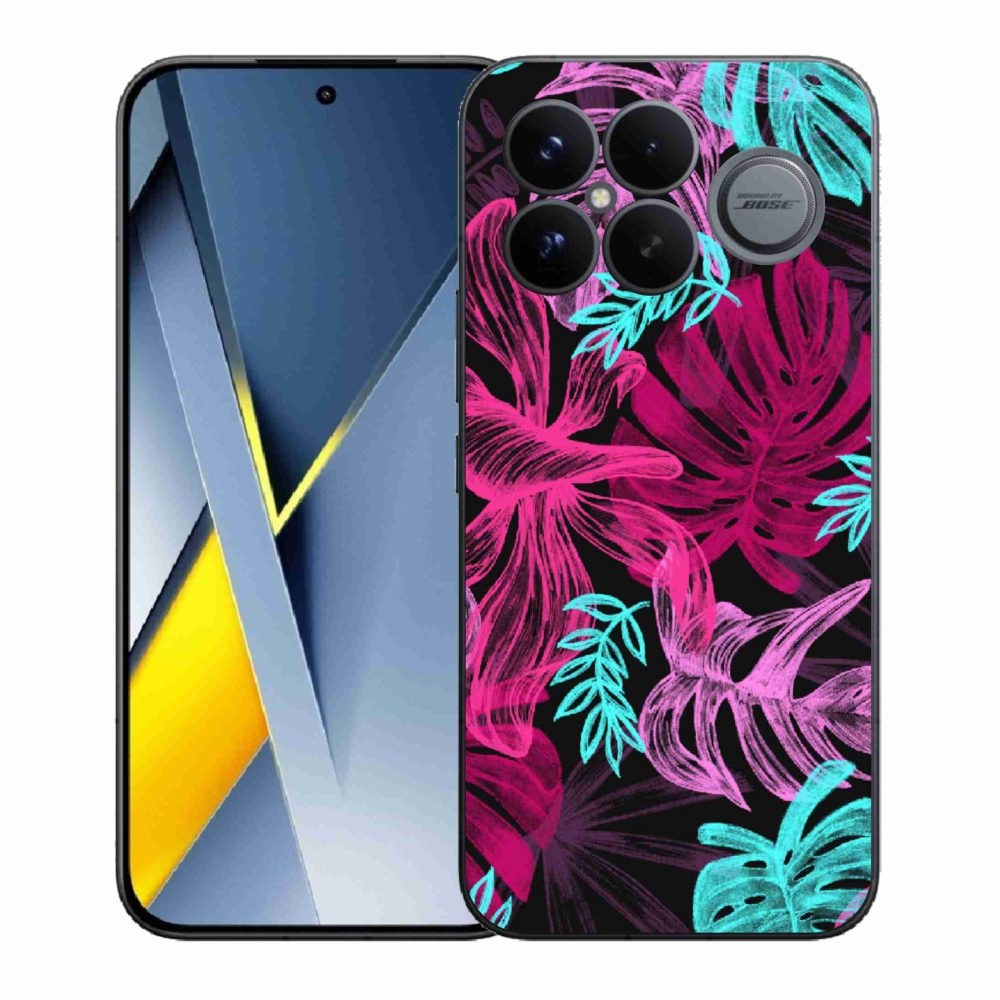 Gelový kryt mmCase na Xiaomi Poco F8 Ultra - květiny 1