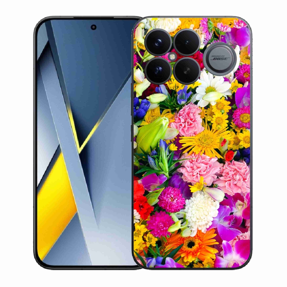 Gelový kryt mmCase na Xiaomi Poco F8 Ultra - květiny 12