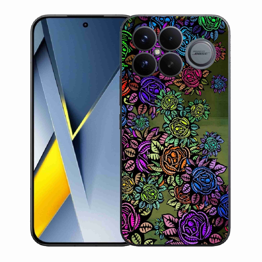 Gelový kryt mmCase na Xiaomi Poco F8 Ultra - květiny 6