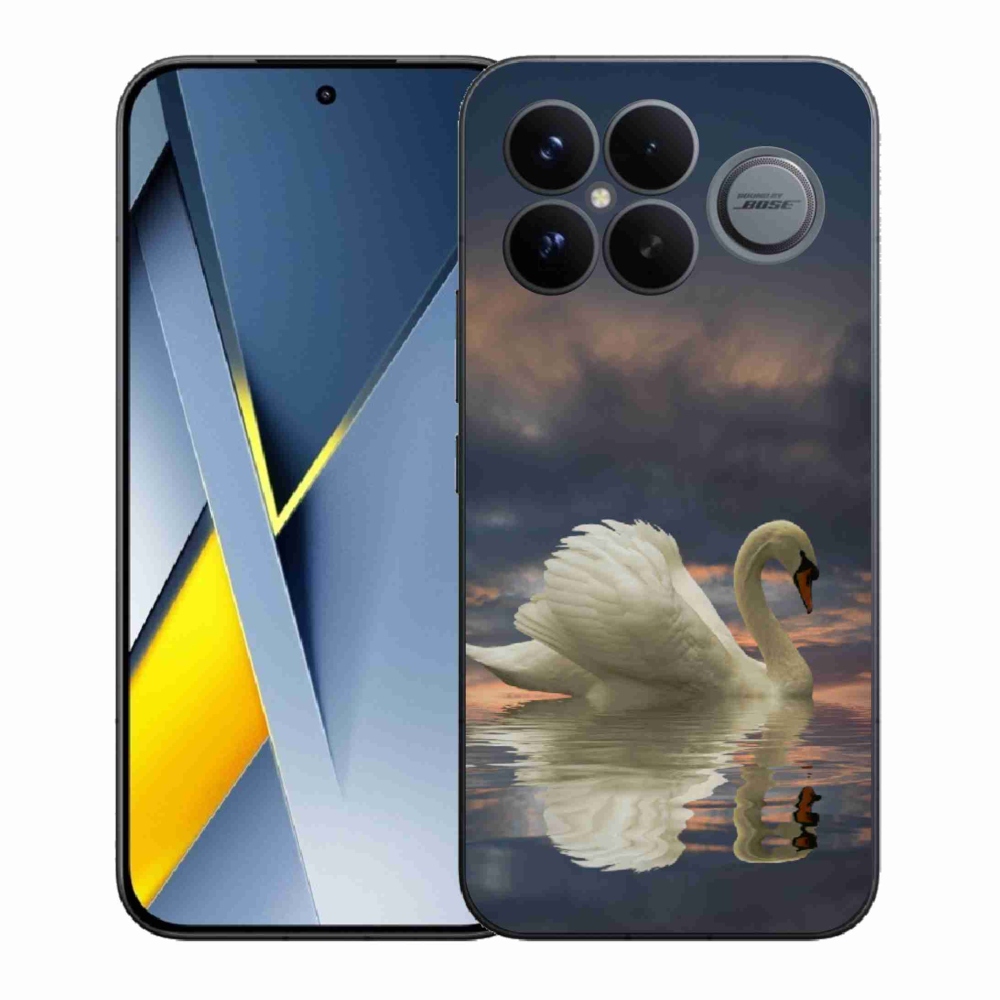 Gelový kryt mmCase na Xiaomi Poco F8 Ultra - labuť