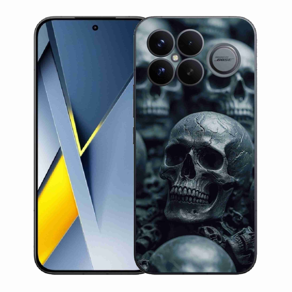Gelový kryt mmCase na Xiaomi Poco F8 Ultra - lebka 2