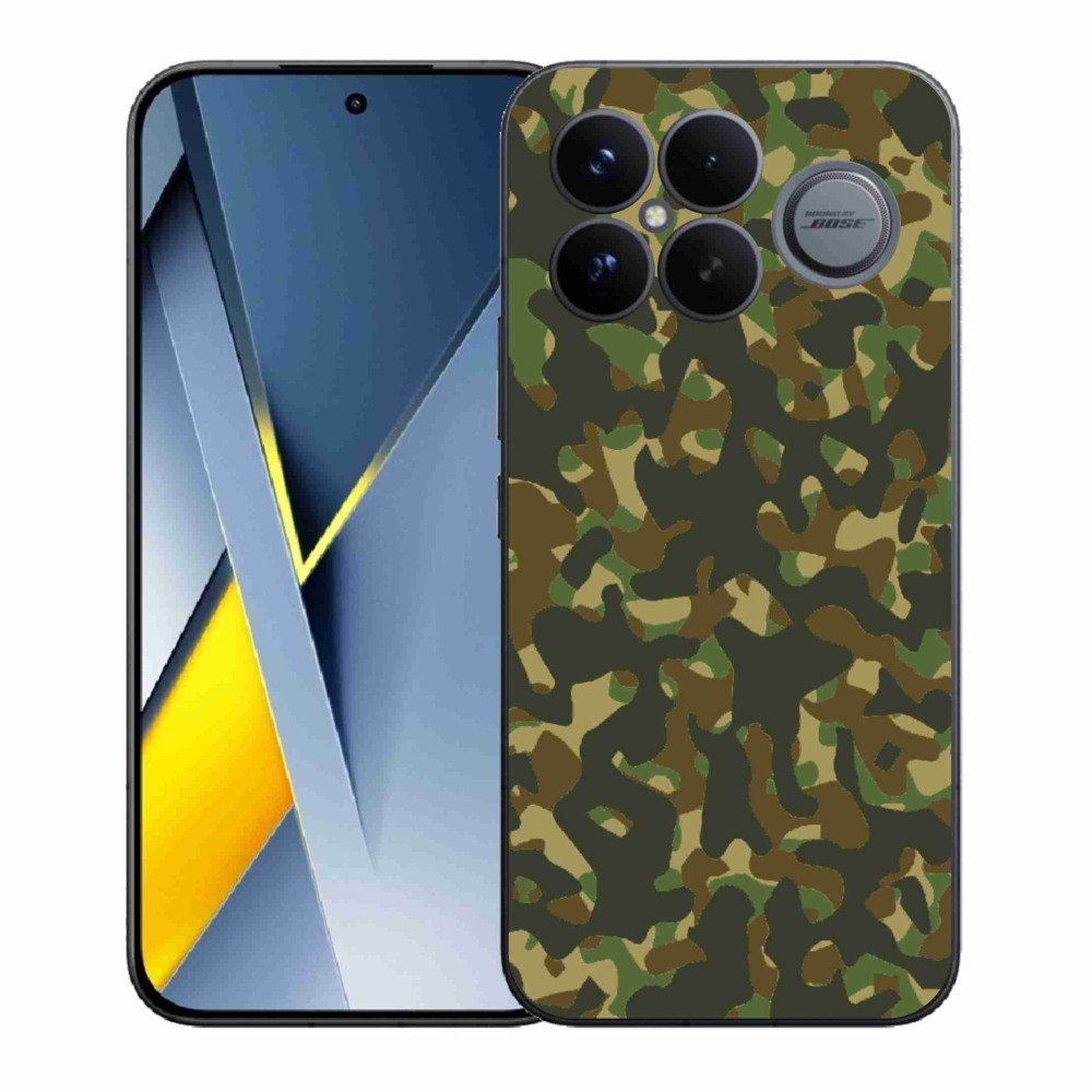 Gelový kryt mmCase na Xiaomi Poco F8 Ultra - maskáčový vzor 1