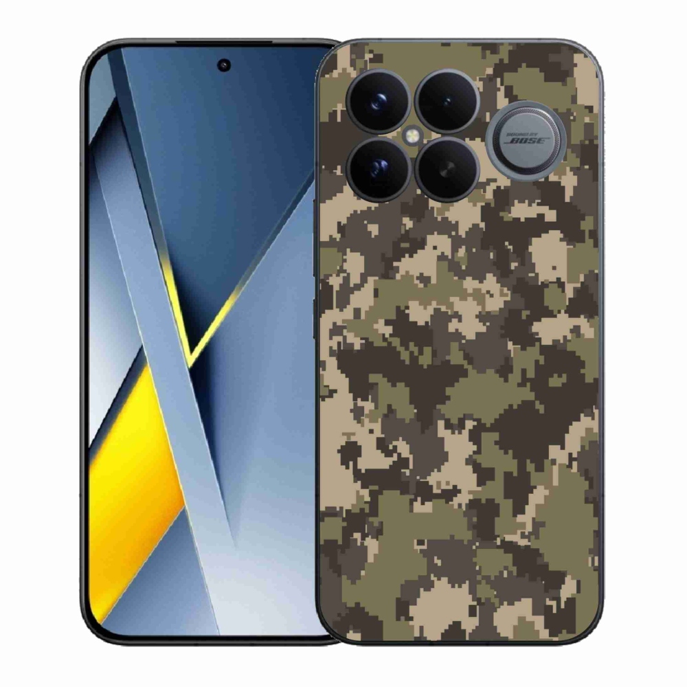 Gelový kryt mmCase na Xiaomi Poco F8 Ultra - maskáčový vzor 12