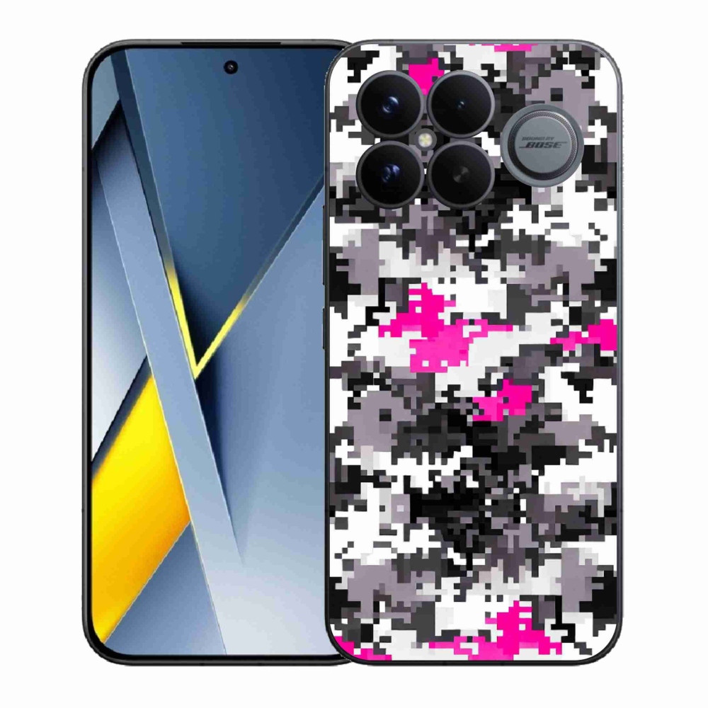 Gelový kryt mmCase na Xiaomi Poco F8 Ultra - maskáčový vzor 4