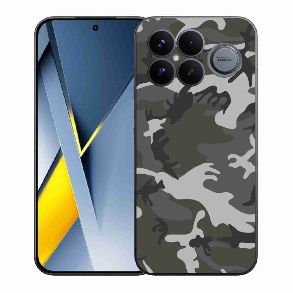 Gelový kryt mmCase na Xiaomi Poco F8 Ultra - maskáčový vzor