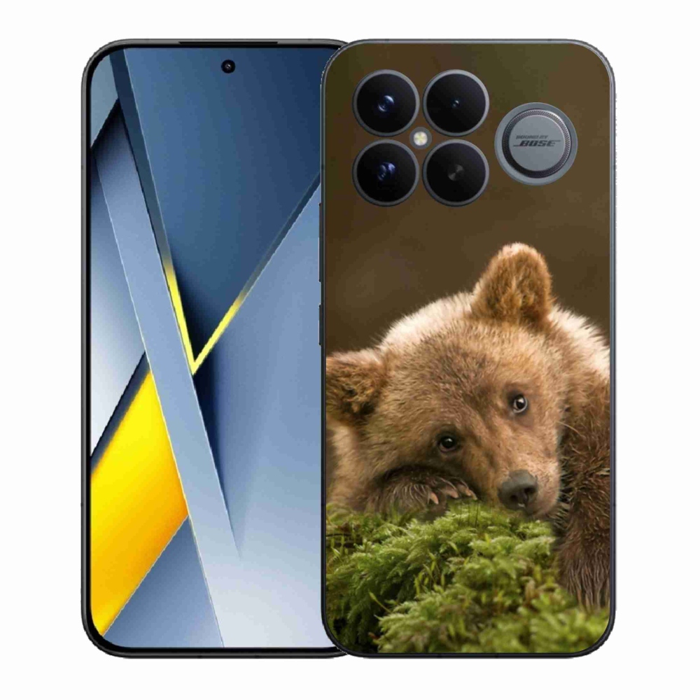 Gelový kryt mmCase na Xiaomi Poco F8 Ultra - medvěd