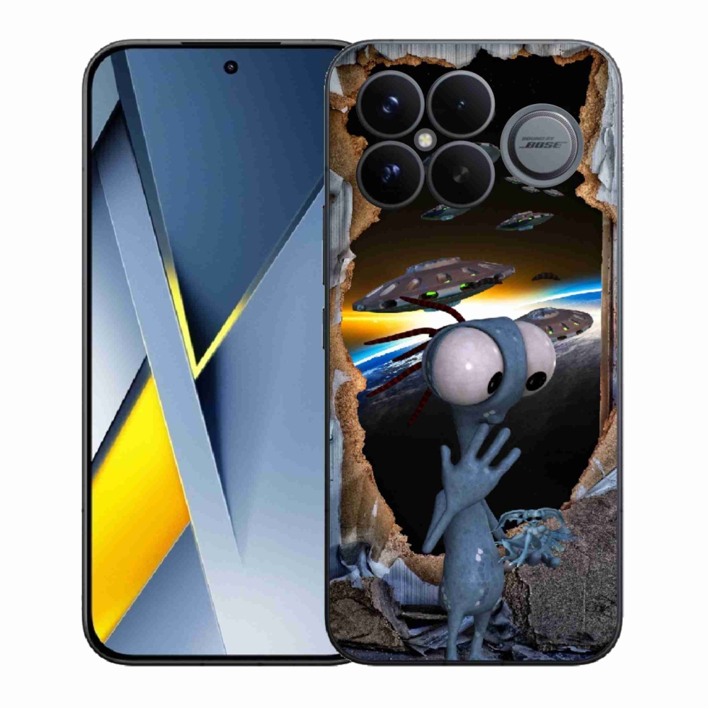 Gelový kryt mmCase na Xiaomi Poco F8 Ultra - mimozemšťan