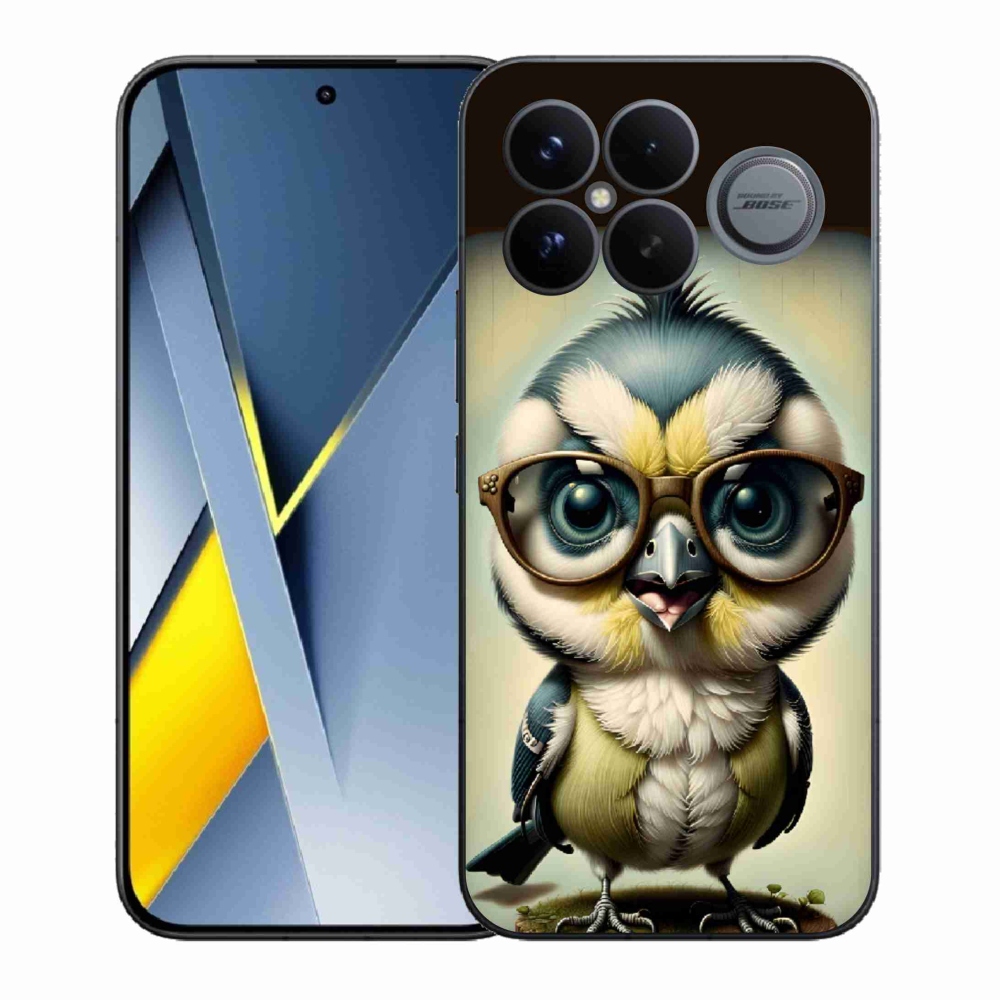 Gelový kryt mmCase na Xiaomi Poco F8 Ultra - mládě s brýlemi