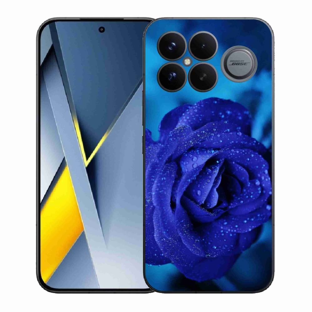 Gelový kryt mmCase na Xiaomi Poco F8 Ultra - modrá růže