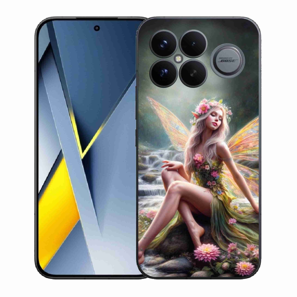 Gelový kryt mmCase na Xiaomi Poco F8 Ultra - motýlí žena 1