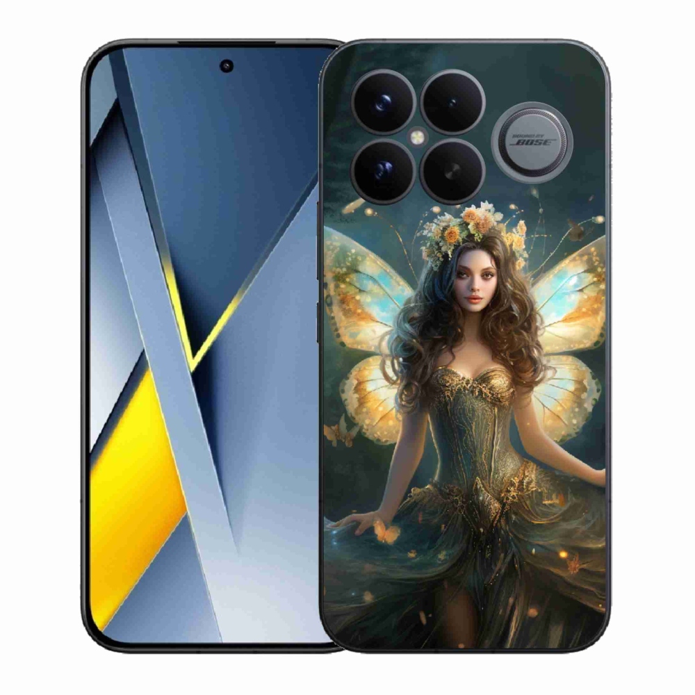 Gelový kryt mmCase na Xiaomi Poco F8 Ultra - motýlí žena