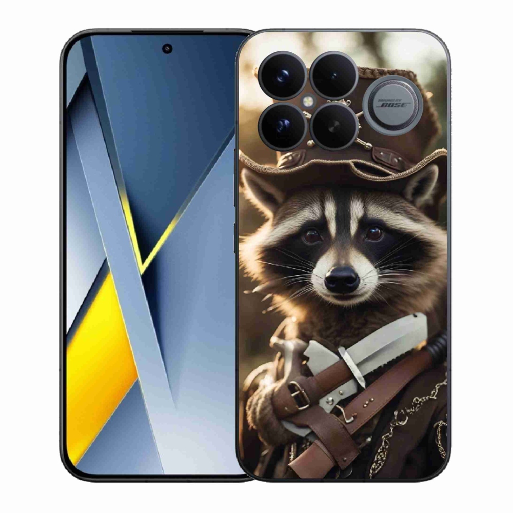 Gelový kryt mmCase na Xiaomi Poco F8 Ultra - mýval v uniformě