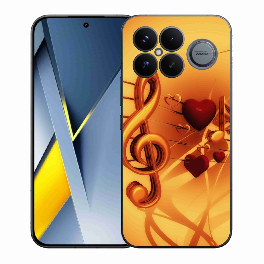 Gelový kryt mmCase na Xiaomi Poco F8 Ultra - noty