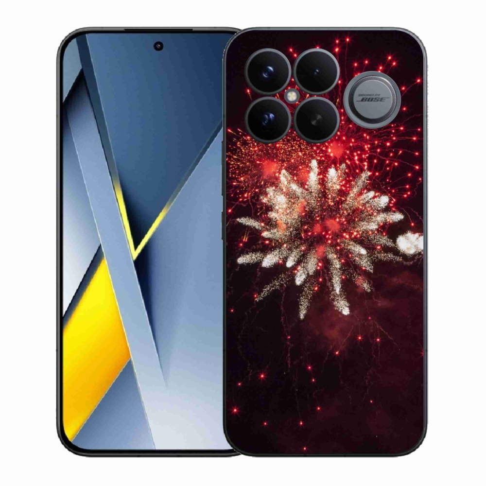 Gelový kryt mmCase na Xiaomi Poco F8 Ultra - ohňostroj