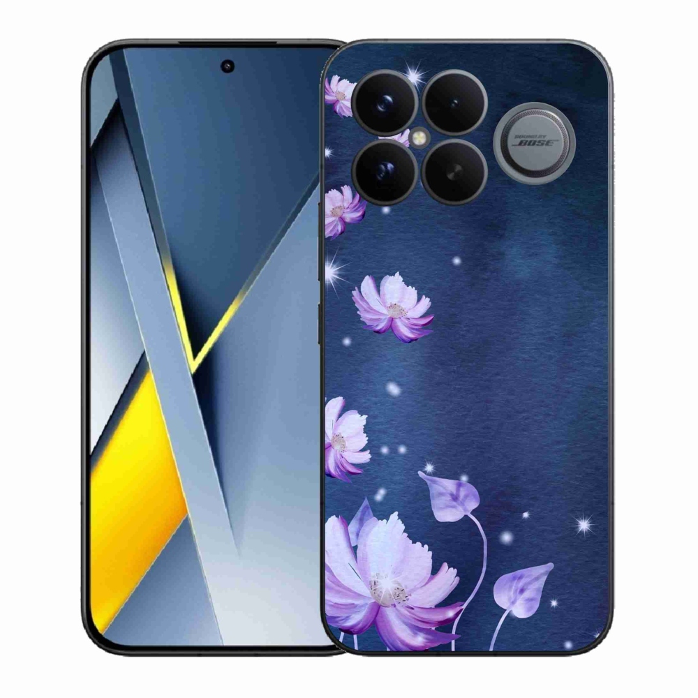 Gelový kryt mmCase na Xiaomi Poco F8 Ultra - padající květy