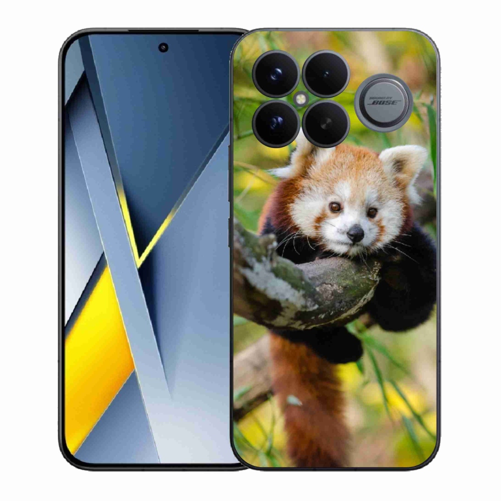 Gelový kryt mmCase na Xiaomi Poco F8 Ultra - panda červená