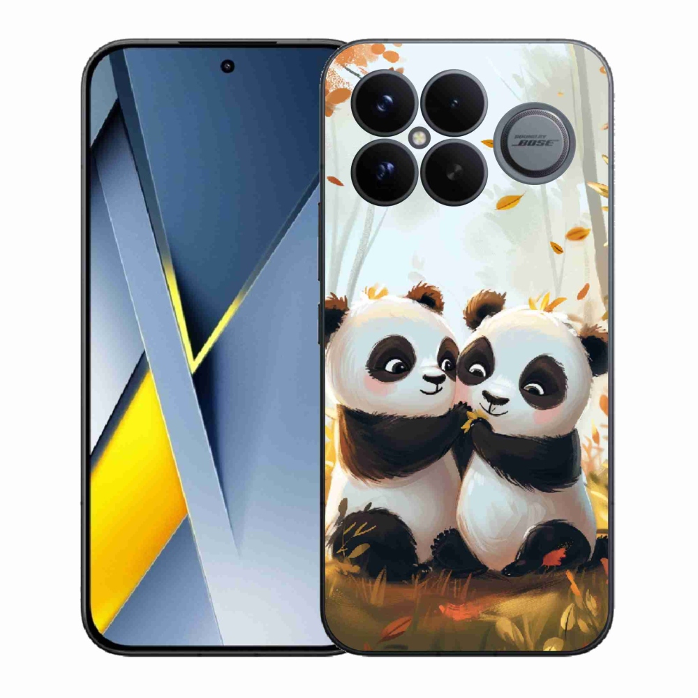 Gelový kryt mmCase na Xiaomi Poco F8 Ultra - pandy